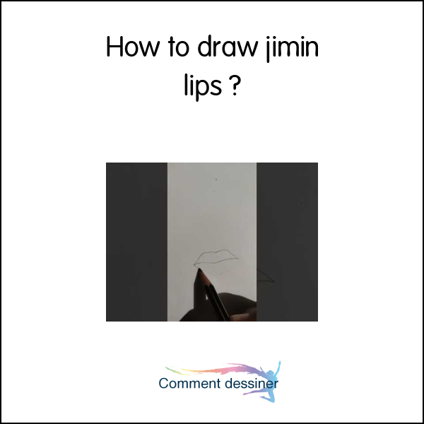 How to draw jimin lips